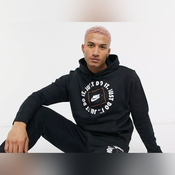 New With Tags Nike Just Do It Graphic Hoodie Sweater Multiple Sizes - Picture 5 of 5